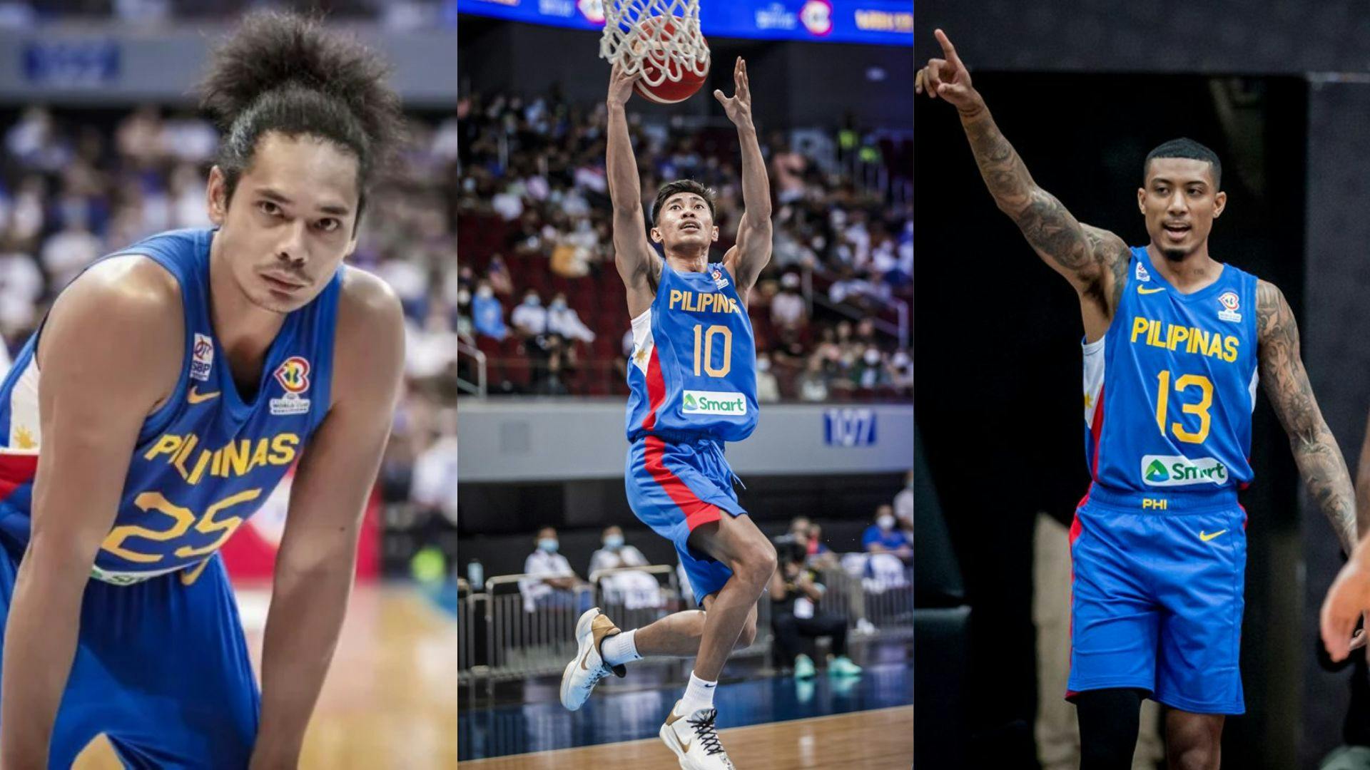 Japeth Aguilar, Rhenz Abando, Jamie Malonzo flex high-flying dunks during Gilas practice in Estonia